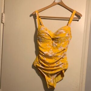 Yellow Floral Women's Bikini